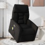 Sillón de masaje eléctrico reclinable elevable tela negro en Sillones | Comprar online en Foru.es
