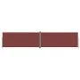 Toldo lateral retráctil marrón 220x1000 cm de vidaXL, Sombrillas - Ref: Foro24-318051, Precio: 153,90 €, Descuento: %
