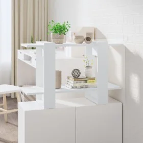 Estantería/divisor de espacios blanco 80x30x51 cm de vidaXL, Librerías y estanterías - Ref: Foro24-811592, Precio: 26,05 €, D...