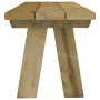 Banco de jardín madera maciza de pino impregnada 110 cm de vidaXL, Bancos de jardín - Ref: Foro24-318173, Precio: 54,98 €, De...
