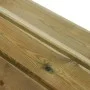Banco de jardín madera maciza de pino impregnada 110 cm de vidaXL, Bancos de jardín - Ref: Foro24-318173, Precio: 52,79 €, De...