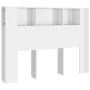 Glossy white headboard furniture 140x18.5x104.5 cm by vidaXL, Headboards and footboards - Ref: Foro24-811931, Price: 68,27 €,...