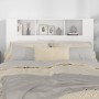 Mueble cabecero blanco brillante 140x18,5x104,5 cm de vidaXL, Cabeceros y pies de cama - Ref: Foro24-811931, Precio: 69,13 €,...