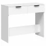 White plywood console table 90x36x75 cm by vidaXL, Side tables - Ref: Foro24-811331, Price: 62,41 €, Discount: %