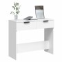 Mesa consola de madera contrachapada blanco 90x36x75 cm de vidaXL, Mesas auxiliares - Ref: Foro24-811331, Precio: 63,23 €, De...