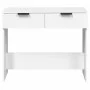 White plywood console table 90x36x75 cm by vidaXL, Side tables - Ref: Foro24-811331, Price: 62,41 €, Discount: %