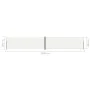 Toldo lateral retráctil crema 200x1200 cm de vidaXL, Sombrillas - Ref: Foro24-318079, Precio: 133,17 €, Descuento: %