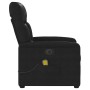 Sillón reclinable de masaje eléctrico tela de microfibra negro en Sillones | Comprar online en Foru.es