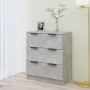 Aparador de madera contrachapada gris hormigón 60x30x70 cm de vidaXL, Aparadores - Ref: Foro24-811074, Precio: 87,02 €, Descu...