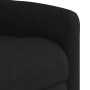 Sillón reclinable de masaje eléctrico tela de microfibra negro en Sillones | Comprar online en Foru.es