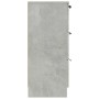 Aparador de madera contrachapada gris hormigón 60x30x70 cm de vidaXL, Aparadores - Ref: Foro24-811074, Precio: 87,02 €, Descu...