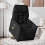 Sillón reclinable de masaje elevable tela de microfibra negro en Sillones | Comprar online en Foru.es
