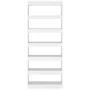 Estantería/divisor madera de ingeniería blanco 80x30x198 cm de vidaXL, Librerías y estanterías - Ref: Foro24-811727, Precio: ...
