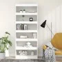 Estantería/divisor madera de ingeniería blanco 80x30x198 cm de vidaXL, Librerías y estanterías - Ref: Foro24-811727, Precio: ...