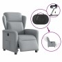 Sillón reclinable eléctrico tela gris claro en Sillones | Comprar online en Foru.es