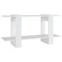 Estantería madera contrachapada blanco 100x30x51 cm de vidaXL, Librerías y estanterías - Ref: Foro24-811556, Precio: 28,54 €,...