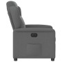 Sillón reclinable eléctrico de tela gris oscuro en Sillones | Comprar online en Foru.es
