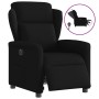 Sillón reclinable eléctrico de tela negro en Sillones | Comprar online en Foru.es