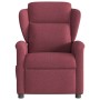 Sillón reclinable eléctrico tela rojo tinto en Sillones | Comprar online en Foru.es