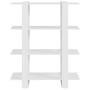 Estantería/divisor de espacios blanco 100x30x123,5 cm de vidaXL, Librerías y estanterías - Ref: Foro24-811538, Precio: 53,78 ...