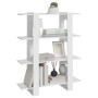 Estantería/divisor de espacios blanco 100x30x123,5 cm de vidaXL, Librerías y estanterías - Ref: Foro24-811538, Precio: 53,78 ...