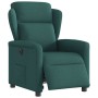 Sillón reclinable eléctrico tela verde oscuro en Sillones | Comprar online en Foru.es