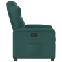 Sillón reclinable eléctrico tela verde oscuro en Sillones | Comprar online en Foru.es