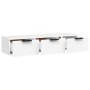 Armario de pared madera de ingeniería blanco 102x30x20 cm de vidaXL, Estantes y estanterías - Ref: Foro24-811403, Precio: 67,...