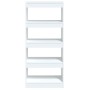 Estantería/divisor madera contrachapada blanco 60x30x135 cm de vidaXL, Librerías y estanterías - Ref: Foro24-811664, Precio: ...