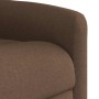 Sillón reclinable de masaje eléctrico tela marrón en Sillones | Comprar online en Foru.es
