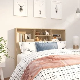 Mueble cabecero color roble Sonoma 120x19x103,5 cm de vidaXL, Cabeceros y pies de cama - Ref: Foro24-811856, Precio: 53,70 €,...