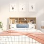 Mueble cabecero color roble Sonoma 120x19x103,5 cm de vidaXL, Cabeceros y pies de cama - Ref: Foro24-811856, Precio: 56,12 €,...