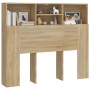 Mueble cabecero color roble Sonoma 120x19x103,5 cm de vidaXL, Cabeceros y pies de cama - Ref: Foro24-811856, Precio: 56,12 €,...