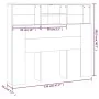 Mueble cabecero color roble Sonoma 120x19x103,5 cm de vidaXL, Cabeceros y pies de cama - Ref: Foro24-811856, Precio: 53,70 €,...