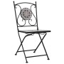 Set mesa y sillas bistró mosaico 3 pzas baldosa cerámica gris en Conjuntos de jardín | Comprar online en Foru.es