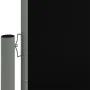 Toldo lateral retráctil negro 200x600 cm de vidaXL, Sombrillas - Ref: Foro24-318006, Precio: 80,56 €, Descuento: %