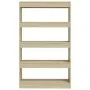 Sonoma oak engineered wood shelf/divider 80x30x135 cm by vidaXL, Bookcases and shelves - Ref: Foro24-811712, Price: 70,88 €, ...