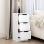 Aparador de madera contrachapada blanco 30x30x70 cm de vidaXL, Aparadores - Ref: Foro24-811151, Precio: 57,70 €, Descuento: %