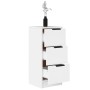 Aparador de madera contrachapada blanco 30x30x70 cm de vidaXL, Aparadores - Ref: Foro24-811151, Precio: 57,70 €, Descuento: %