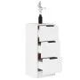 Aparador de madera contrachapada blanco 30x30x70 cm de vidaXL, Aparadores - Ref: Foro24-811151, Precio: 56,75 €, Descuento: %