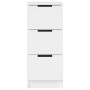 Aparador de madera contrachapada blanco 30x30x70 cm de vidaXL, Aparadores - Ref: Foro24-811151, Precio: 57,70 €, Descuento: %