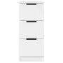 Aparador de madera contrachapada blanco 30x30x70 cm de vidaXL, Aparadores - Ref: Foro24-811151, Precio: 56,75 €, Descuento: %