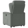 Sillón reclinable elevable de tela gris oscuro en Sillones | Comprar online en Foru.es