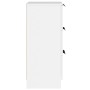 Aparador de madera contrachapada blanco 30x30x70 cm de vidaXL, Aparadores - Ref: Foro24-811151, Precio: 57,70 €, Descuento: %