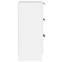 Aparador de madera contrachapada blanco 30x30x70 cm de vidaXL, Aparadores - Ref: Foro24-811151, Precio: 56,75 €, Descuento: %