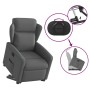 Sillón reclinable elevable de tela gris oscuro en Sillones | Comprar online en Foru.es