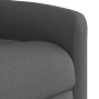 Sillón reclinable elevable de tela gris oscuro en Sillones | Comprar online en Foru.es