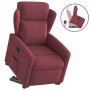 Sillón reclinable elevable tela rojo tinto en Sillones | Comprar online en Foru.es