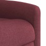 Sillón reclinable elevable tela rojo tinto en Sillones | Comprar online en Foru.es