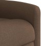 Sillón reclinable elevable de tela marrón en Sillones | Comprar online en Foru.es